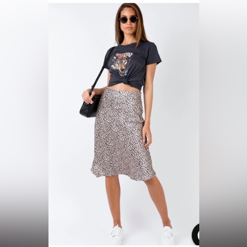 Princess Polly Cheetah Print Skirt Leopard size 6